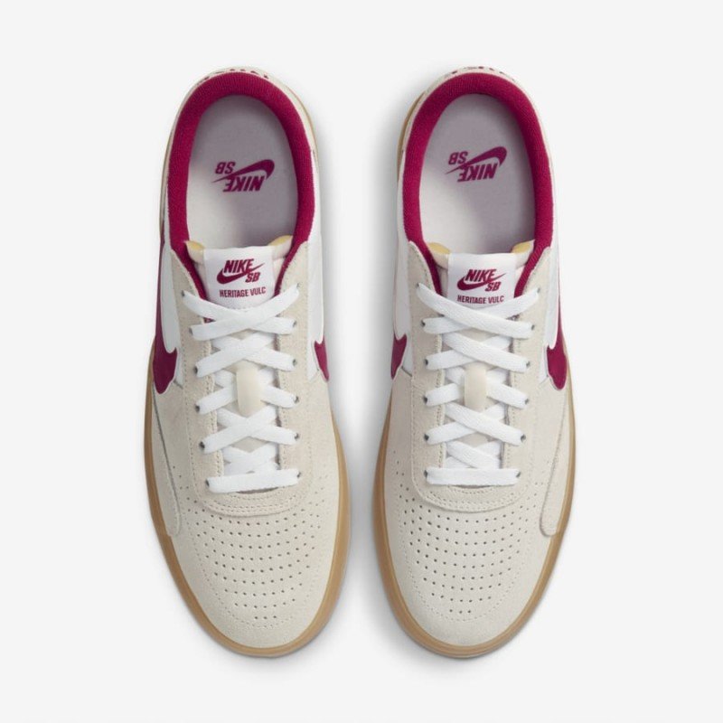 Giày Nike SB Heritage Vulc Nam - Xám Đỏ