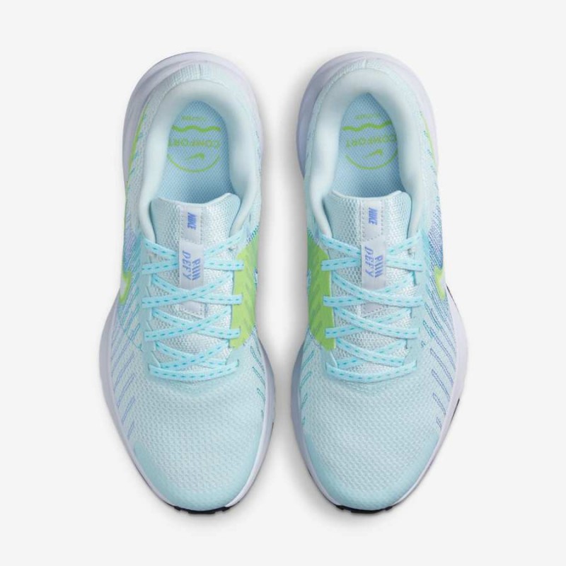 Giày Nike Run Defy Nữ - Xanh Trắng